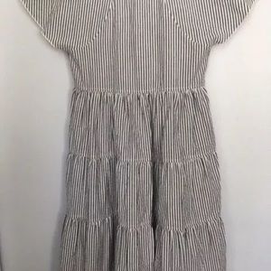 Christy Dawn Flutter Sleeve Tier Dress Small